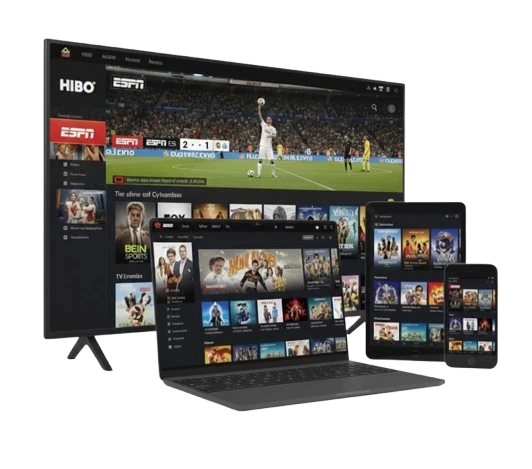 IPTV España en Smart IPTV funcionando en Smart TV, ordenador, tablet y smartphone